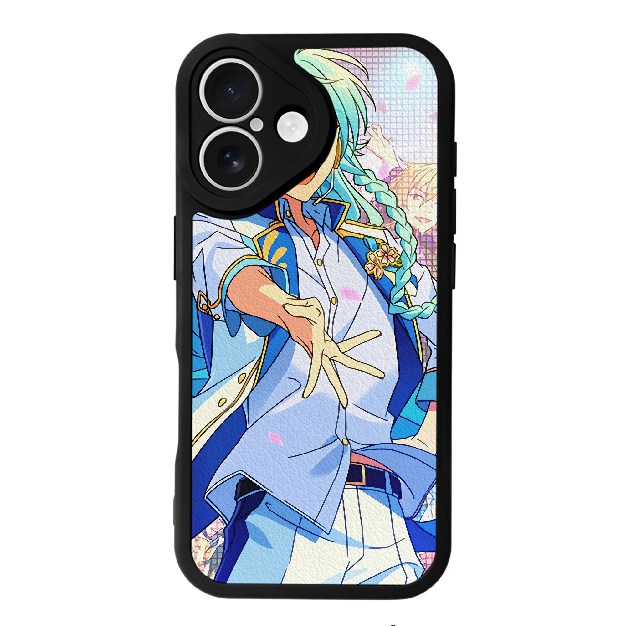 （画像用） あんさんぶるスターズ! Ensemble Stars 【iPhone 16シリーズ対応】シリコンスマホケース（レザー調） 材質：シリコン
